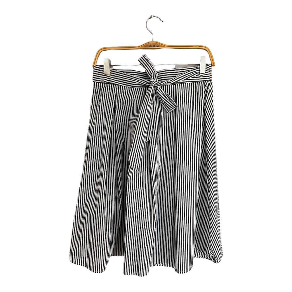 See You Monday. Size large striped skirt.
